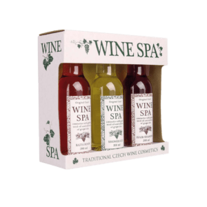 Giftset Wine Spa – Shower Gel, Shampoo & Badschuim 3x 200 ml