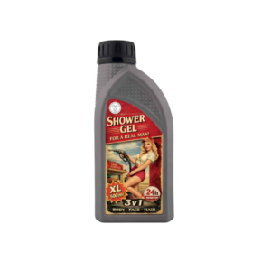 Retro industrial 500 ml shower gel 3in1 – blondine -rood