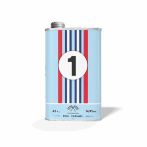 blik retro blauw-rood nr 1