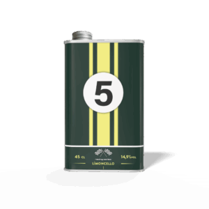 blik retro groen-geel nr 5